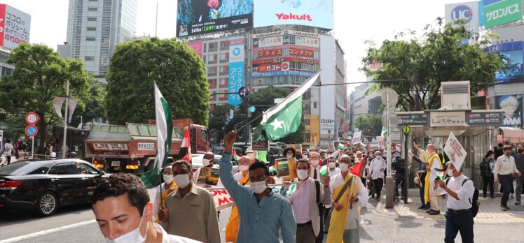 Japonya'da “Filistin Dayanışması ve Kudüs” gösterisi düzenlendi