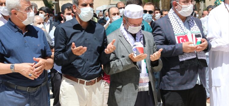 Şanlıurfa ve Adıyaman'da Filistinli şehitler için gıyabi cenaze namazı kılındı