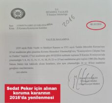 Suç örgütü elebaşı Sedat Peker'e “DHKP-C tehdidi” bahanesiyle verilen koruma kararında FETÖ izi tespit edildi