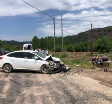 Tokat'ta iki otomobil çarpıştı: 1 ölü, 3 yaralı