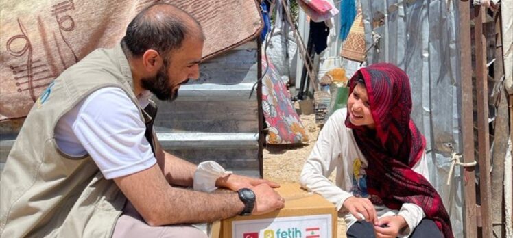 Türk yardım kuruluşu Fetih-Der'den Lübnan'daki ihtiyaç sahiplerine ramazan yardımı