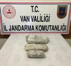 Van'da araziye terk edilmiş 5 kilo 195 gram esrar bulundu