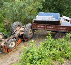 Balıkesir'de traktör devrildi: 1 ölü, 1 yaralı