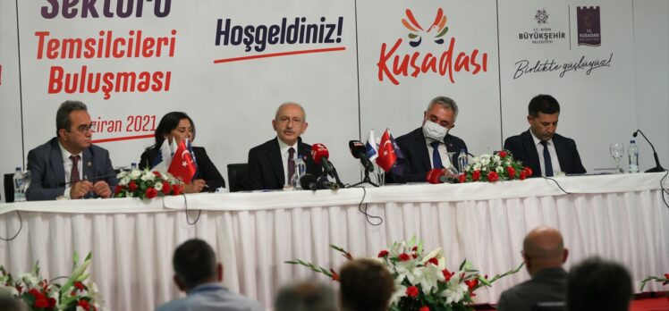 CHP Genel Başkanı Kılıçdaroğlu, Aydın'da turizm temsilcileriyle buluştu: