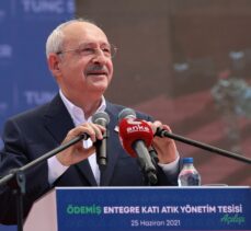 CHP Genel Başkanı Kılıçdaroğlu, İzmir'de katı atık yönetim tesisi açılışına katıldı: