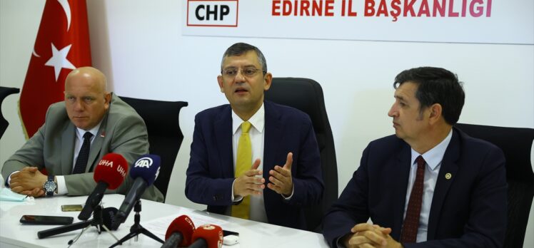 CHP Grup Başkanvekili Özel, gündeme dair açıklamalarda bulundu: