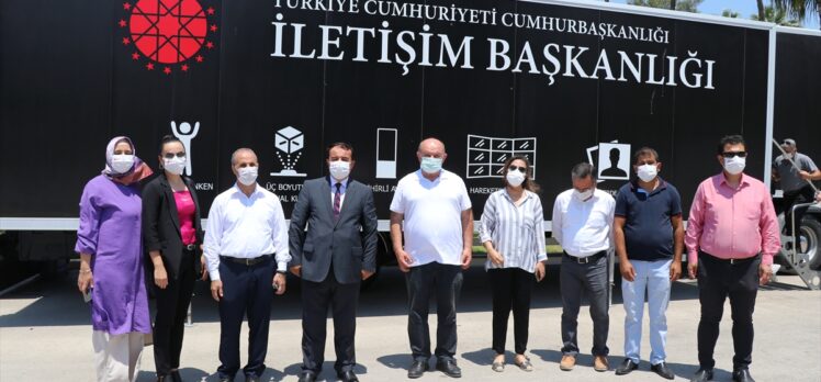 Cumhurbaşkanlığı İletişim Başkanlığı Dijital Tırı Adana'da