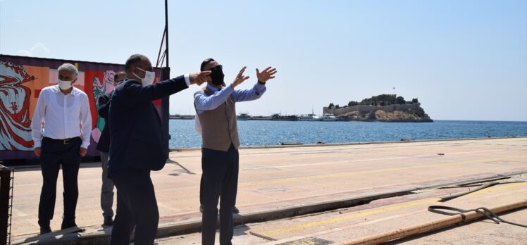 Denizcilik Genel Müdürü Ünal Baylan, Ege Port Kuşadası Limanı'nı ziyaret etti