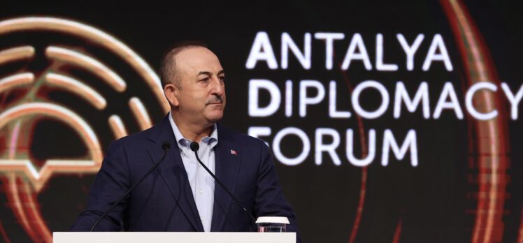 Dışişleri Bakanı Çavuşoğlu, GDAÜ ve Antalya Diplomasi Forumu öncesi basın toplantısında konuştu: (1)