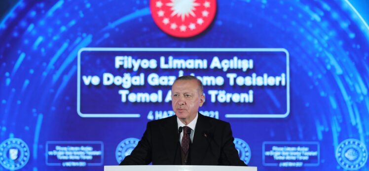 Cumhurbaşkanı Erdoğan, Filyos Limanı Açılışı ve Doğalgaz İşleme Tesisleri Temel Atma Töreni'nde konuştu: (3)