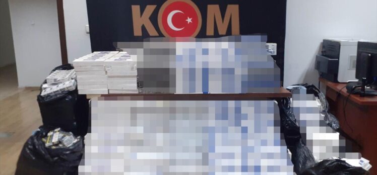 Hatay'da 12 bin 420 paket kaçak sigara ele geçirildi