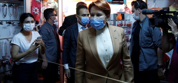 İYİ Parti Genel Başkanı Akşener, Niğde'de esnafı ziyaret etti