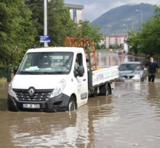 Kayseri'de sağanak etkili oldu