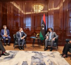 Libya Başbakanı Dibeybe, İkinci Berlin Konferansı öncesi Almanya Dışişleri Bakanı ile bir araya geldi