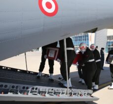 Mardin'de silah kazası sonucu şehit olan askerin naaşı memleketine uğurlandı