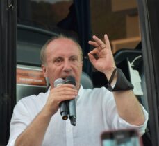 Memleket Partisi Genel Başkanı Muharrem İnce, partisinin Marmaris İlçe Başkanlığının açılışını yaptı