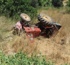 Muğla'da traktör devrildi: 1 ölü, 1 yaralı