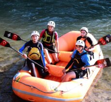 Rafting Kadın Milli Takımı, dünya şampiyonasına Fırtına Deresi'nde hazırlanıyor