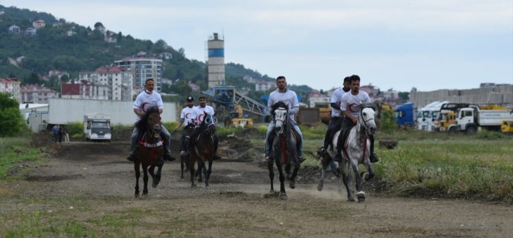 Trabzon'da 4. Rahvan At Yarışları gerçekleştirildi