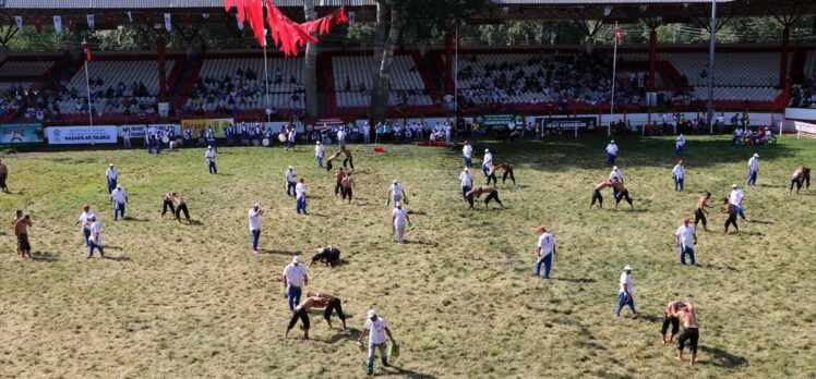 660. Tarihi Kırkpınar Yağlı Güreşleri'nde son gün müsabakaları başladı