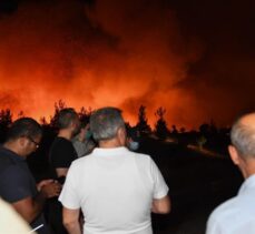 Adana Aladağ'da çıkan orman yangınına müdahale ediliyor