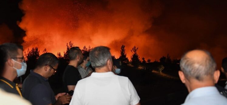 Adana Aladağ'da çıkan orman yangınına müdahale ediliyor