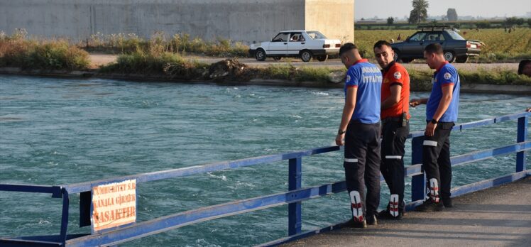 Adana'da serinlemek amacıyla sulama kanalına giren Suriye uyruklu çocuk kayboldu