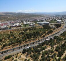 Bingöl'de jandarma ve polis ekipleri helikopterle trafik denetimi yaptı