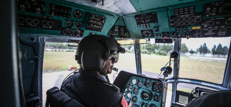 Bursa'da jandarma, helikopter destekli denetim yaptı