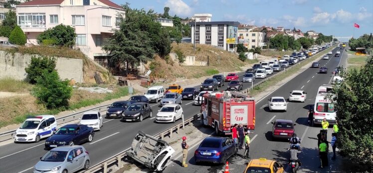 Büyükçekmece'de trafik kazası: 6 yaralı