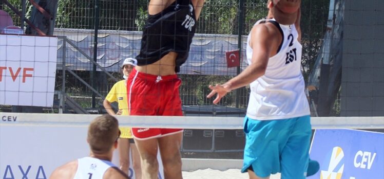 CEV 20 Yaş Altı Avrupa Plaj Voleybolu Şampiyonası'nda üçüncü gün tamamlandı