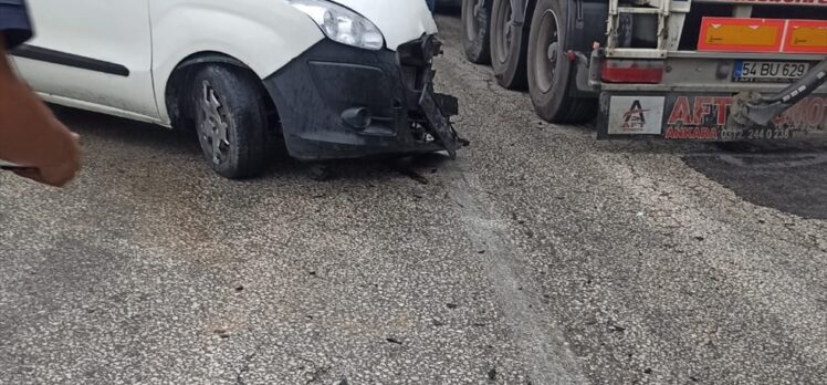 Sağanağın etkili olduğu Düzce'de trafik kazalarında 6 kişi yaralandı