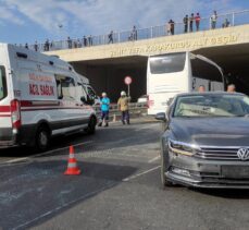 Fatih'te meydana gelen trafik kazasında 1 kişi yaralandı