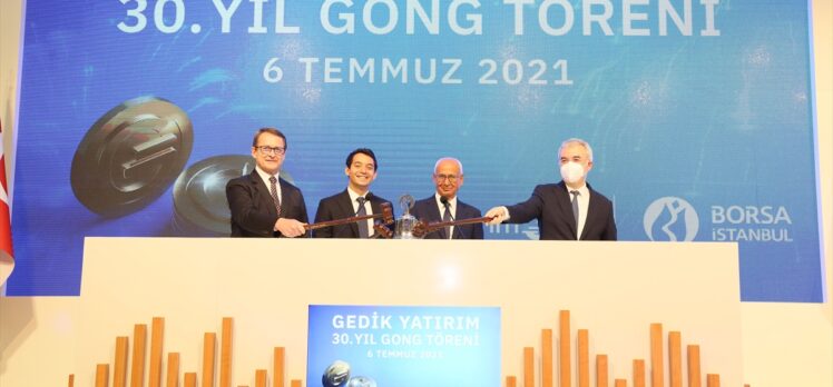 Gedik Yatırım, 30. yılını Borsa İstanbul'da gong töreni ile kutladı