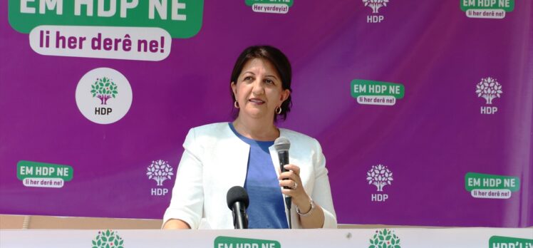 HDP Eş Genel Başkanı Buldan, Şanlıurfa'da konuştu: