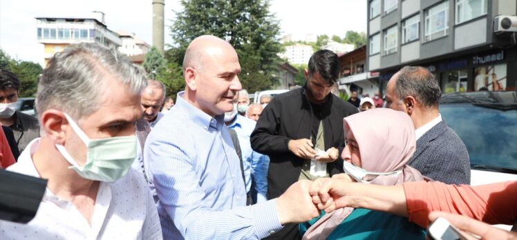 İçişleri Bakanı Süleyman Soylu, Arhavi'de ilçe halkına hitap etti: (1)