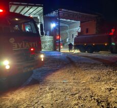 Kahramanmaraş'ta yem fabrikasında çıkan yangın söndürüldü