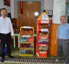 Kastamonu'da Kur'an kursuna giden çocuklar için ücretsiz “Cami Market” açıldı