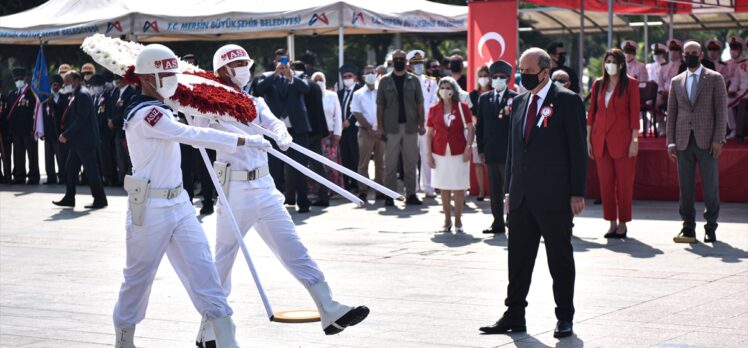 KKTC Cumhurbaşkanı Tatar, Mersin'de Kıbrıs Barış Harekatı'nın 47. yıl dönümü töreninde konuştu: