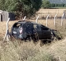 Konya'da otomobil şarampole devrildi: 6 yaralı