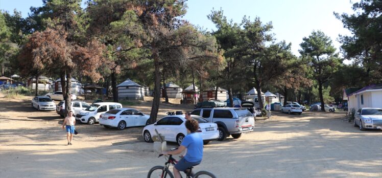 Kurban Bayramı tatilinde Edirne'deki çadır kamplara yoğun ilgi