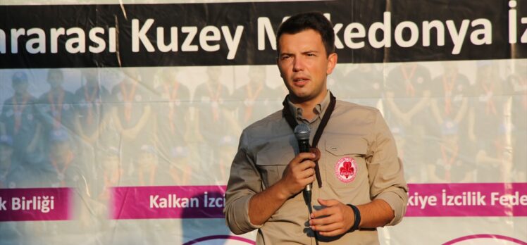 Kuzey Makedonya'da düzenlenen Uluslararası İzcilik Yaz Kampı, açılış töreniyle başladı