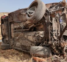 Mardin'de şarampole devrilen otomobildeki iki asker hayatını kaybetti