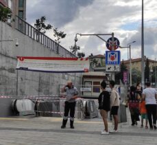 Mecidiyeköy-Mahmutbey Metro Hattı'nda yangın