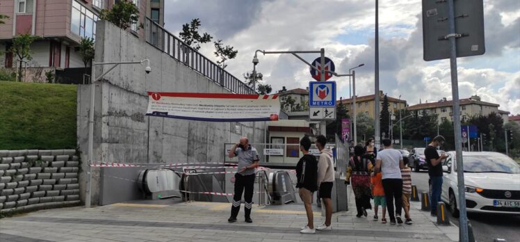 Mecidiyeköy-Mahmutbey Metro Hattı'nda yangın