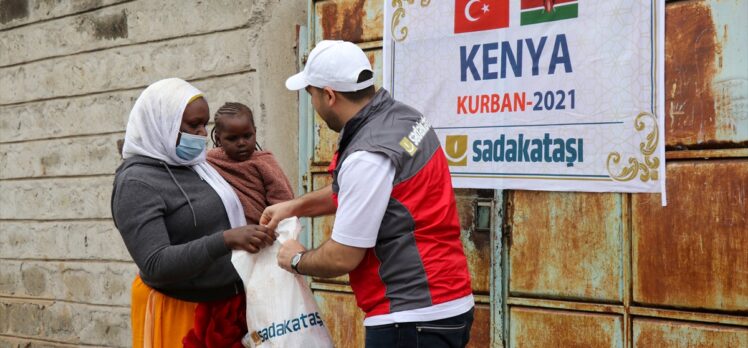 Sadakataşı Derneği, Kenya'da 2 bin 353 aileye kurban eti dağıttı