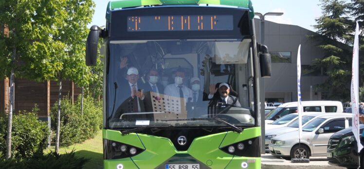 Sanayi İşbirliği Projesi kapsamında geliştirilen yerli çevre dostu elektrikli otobüs Samsun'a hizmet edecek