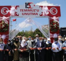 Yozgat'ta Anadolu Ajansının 15 Temmuz fotoğraflarının yer aldığı sergi açıldı