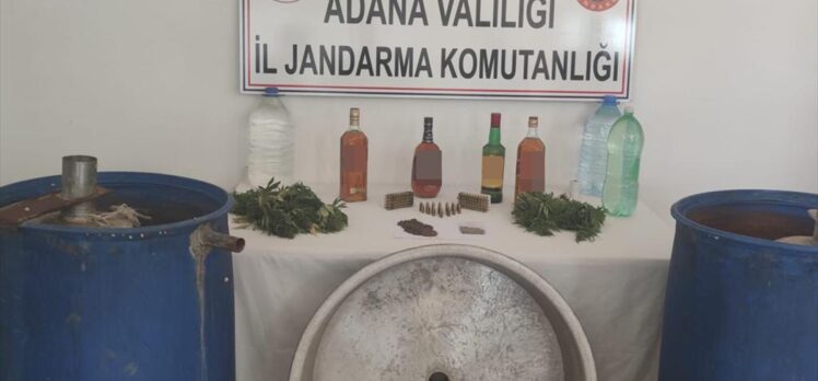 Adana'da 1050 litre sahte içki ele geçirildi