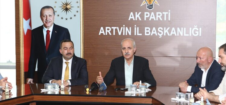 AK Parti Genel Başkanvekili Numan Kurtulmuş başkanlığında heyet Artvin'de: